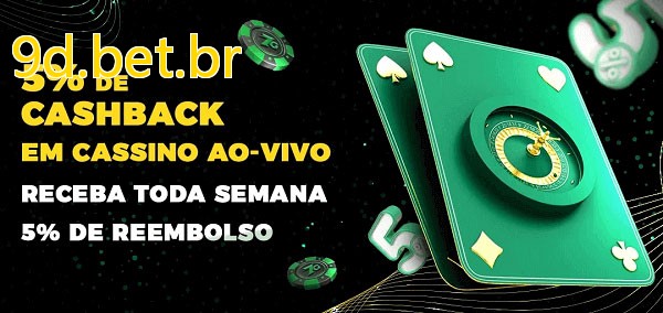 Promoções do cassino ao Vivo 9d.bet.br